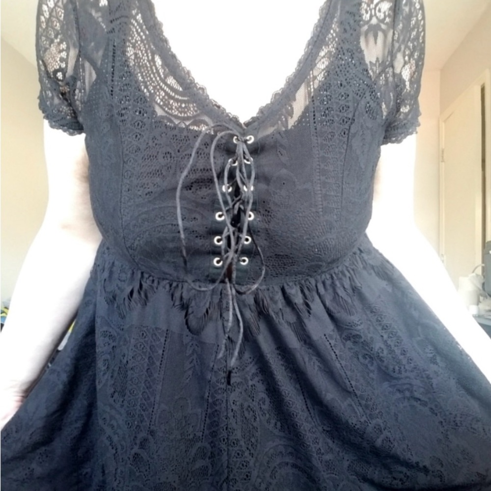 Killstar Bella Morte Lost Babydoll Dress EUC
